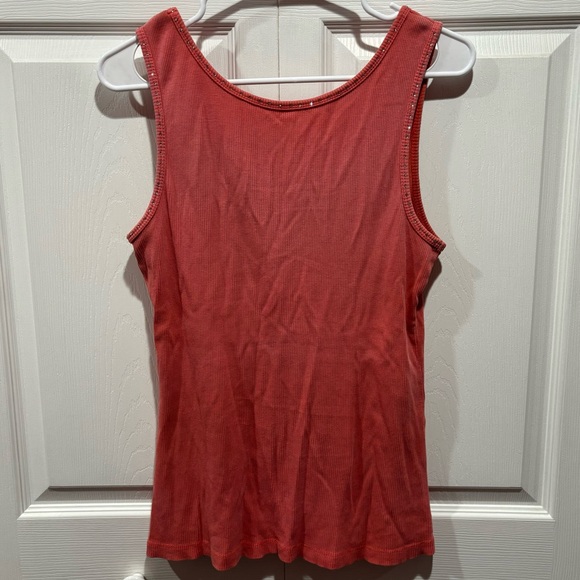 GREENSOURCE Women’s Studded Sequin Tank Top Shirt - light pink, size M - Picture 3 of 3